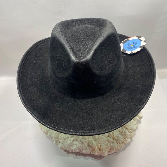 Black Suede Cowboy Hat main image 10